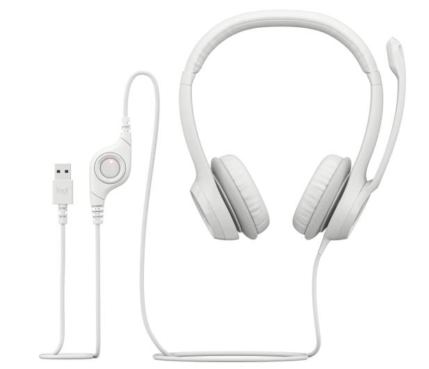 Logitech H390 biały - 1110330 - zdjęcie 2